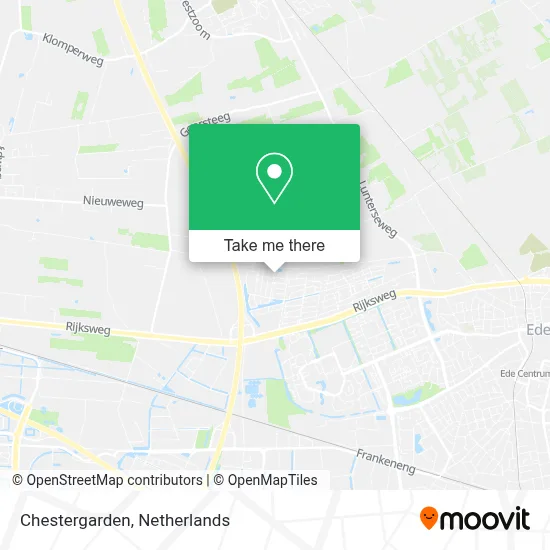 Chestergarden map