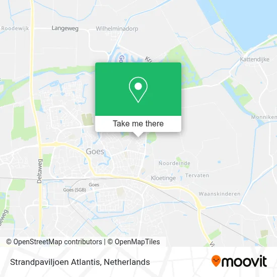 Strandpaviljoen Atlantis map