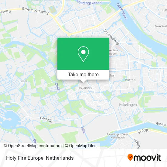 Holy Fire Europe map