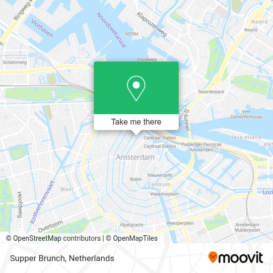 Supper Brunch map