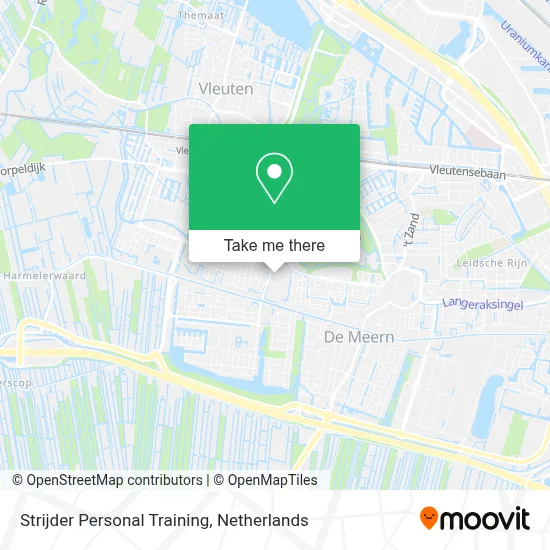 Strijder Personal Training map