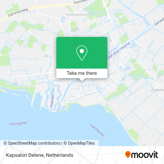 Kapsalon Delene map