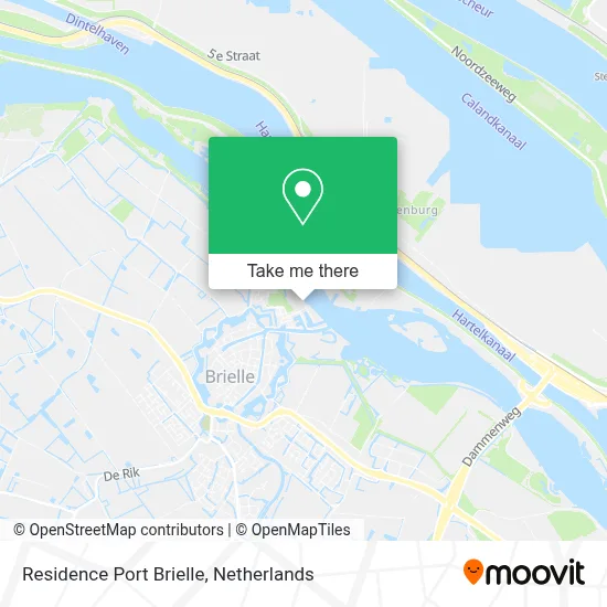 Residence Port Brielle map
