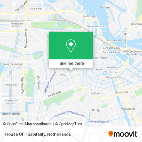 House Of Hospitality map