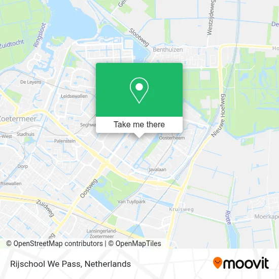 Rijschool We Pass map