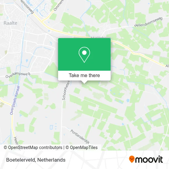 Boetelerveld Karte