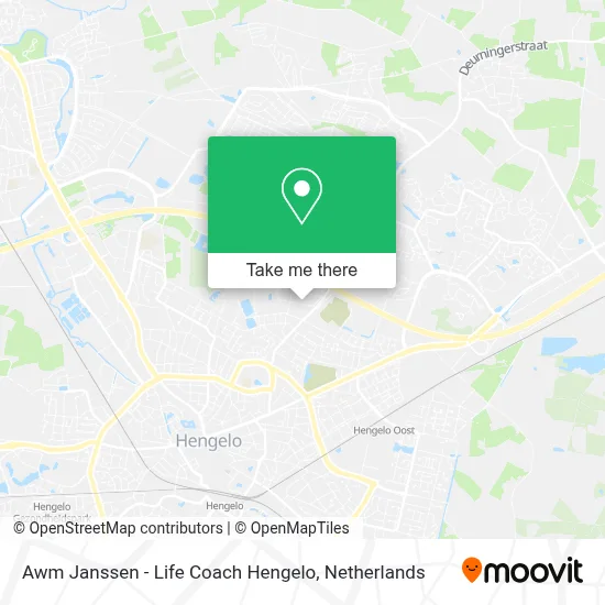Awm Janssen - Life Coach Hengelo map
