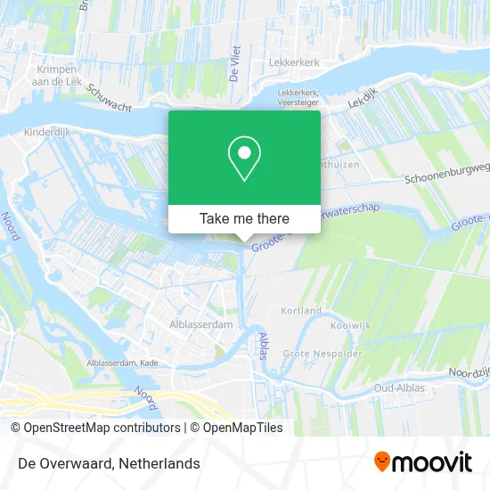 De Overwaard map