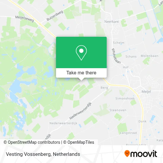 Vesting Vossenberg Karte