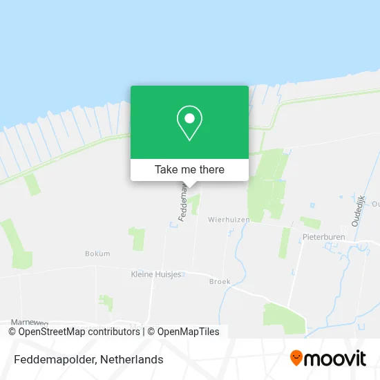 Feddemapolder map