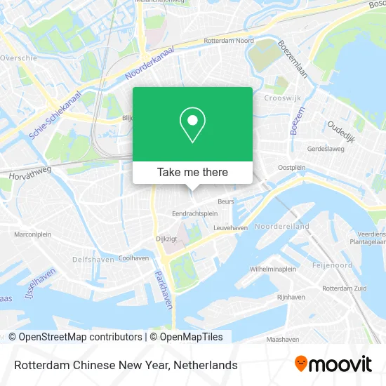 Rotterdam Chinese New Year map