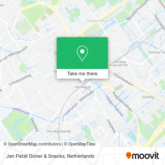 Jan Patat Doner & Snacks map