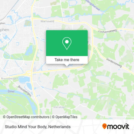 Studio Mind Your Body map
