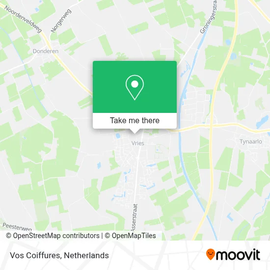 Vos Coiffures map