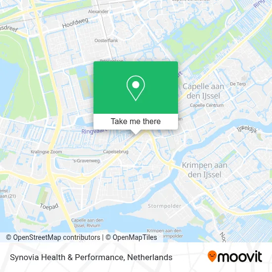 Synovia Health & Performance map