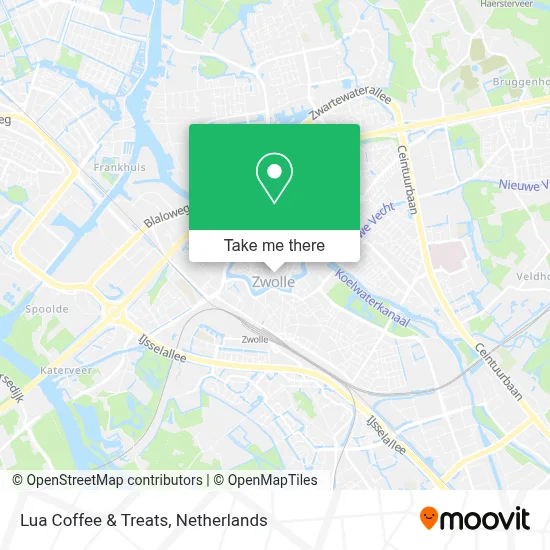 Lua Coffee & Treats map