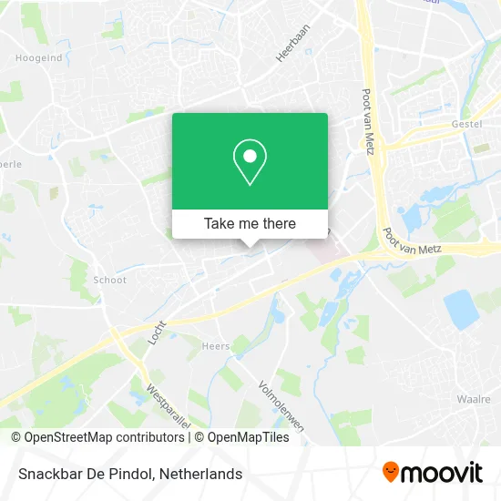 Snackbar De Pindol map