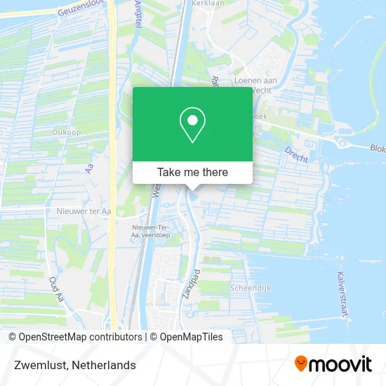 Zwemlust map