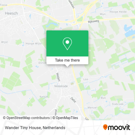 Wander Tiny House map