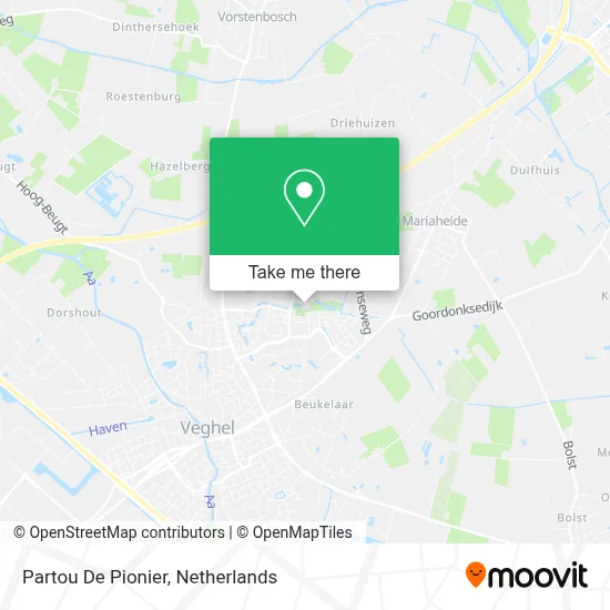 Partou De Pionier map