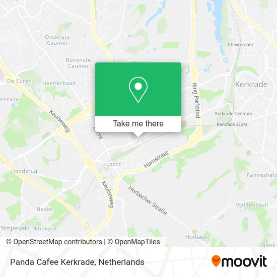 Panda Cafee Kerkrade map