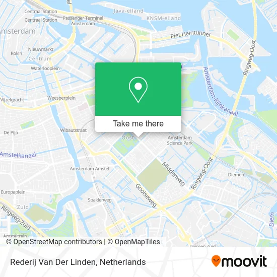 Rederij Van Der Linden map