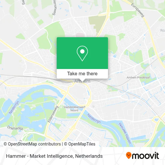 Hammer - Market Intelligence map
