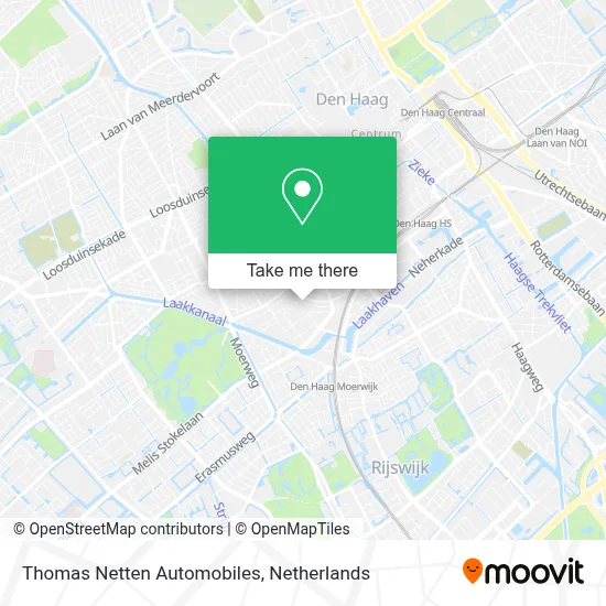 Thomas Netten Automobiles map