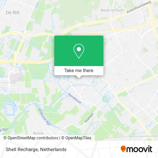 Shell Recharge map