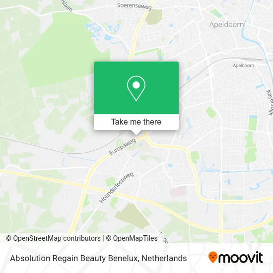 Absolution Regain Beauty Benelux Karte