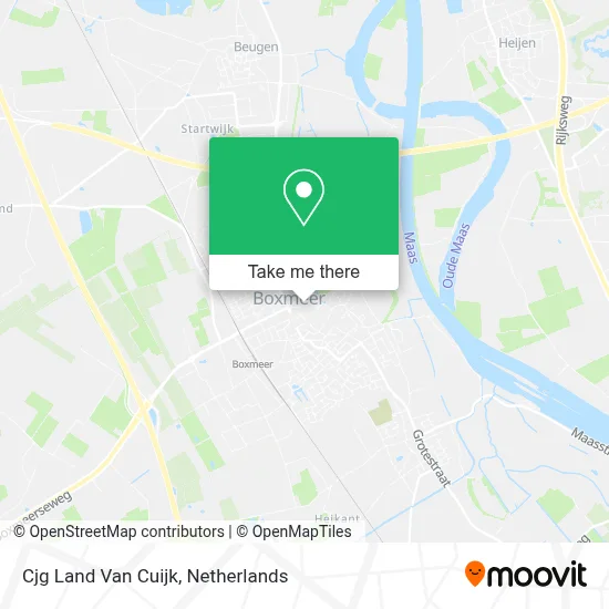 Cjg Land Van Cuijk map