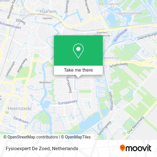 Fysioexpert De Zoed map