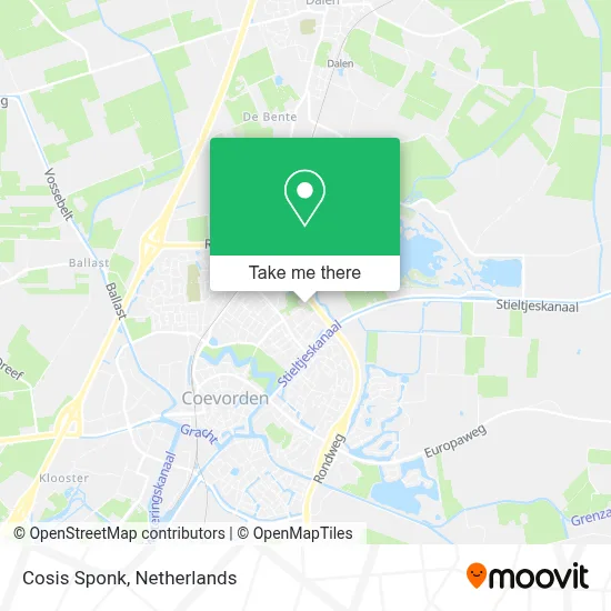 Cosis Sponk map