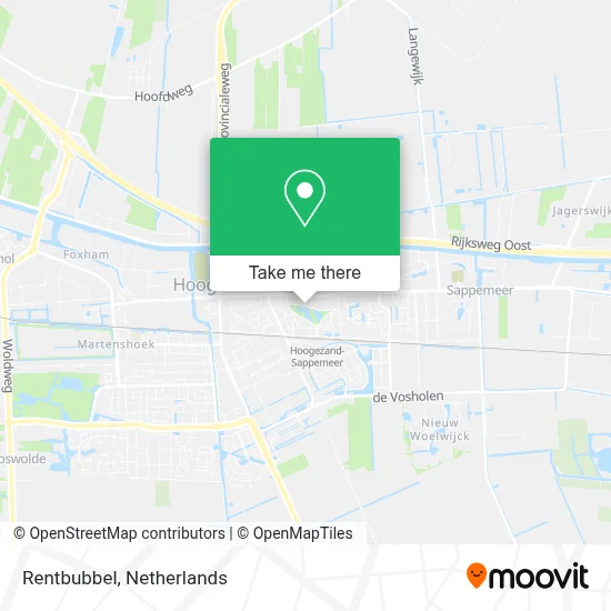 Rentbubbel map
