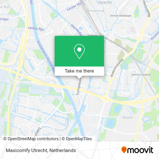 Maxicomfy Utrecht map