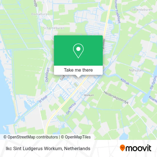 Ikc Sint Ludgerus Workum map
