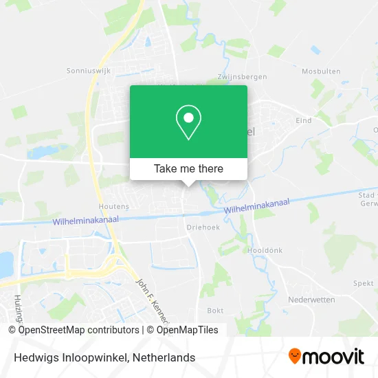 Hedwigs Inloopwinkel Karte