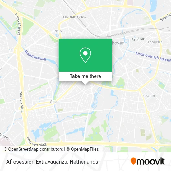Afrosession Extravaganza map