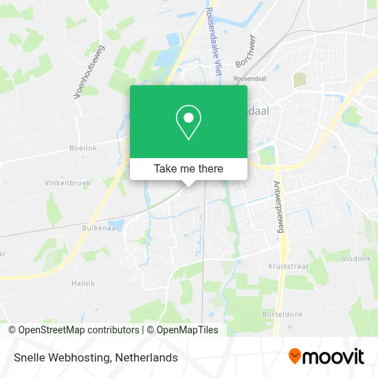 Snelle Webhosting map