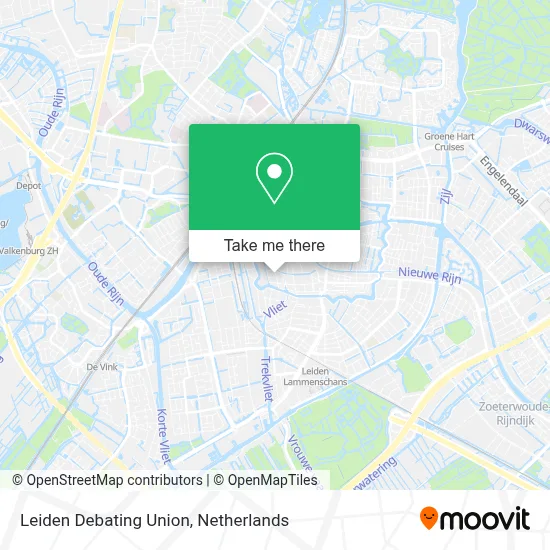 Leiden Debating Union map