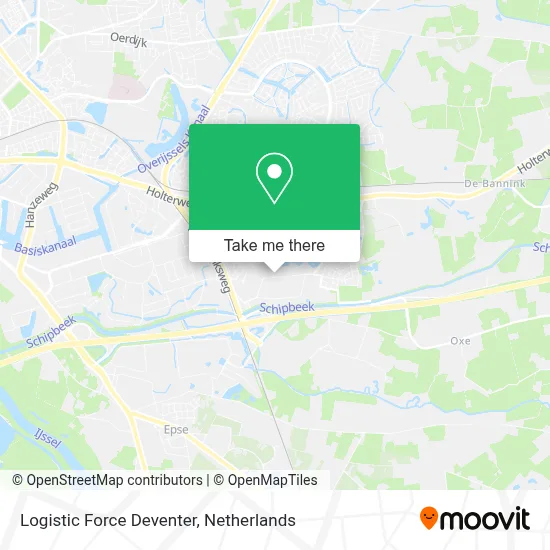 Logistic Force Deventer map