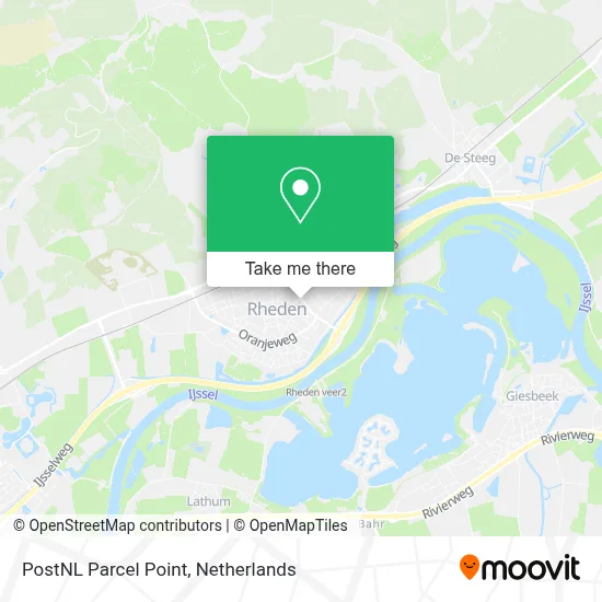 Postnl Pakketpunt map