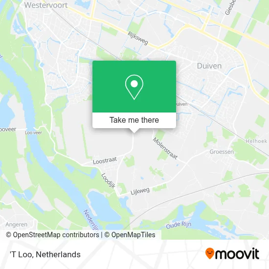 'T Loo map