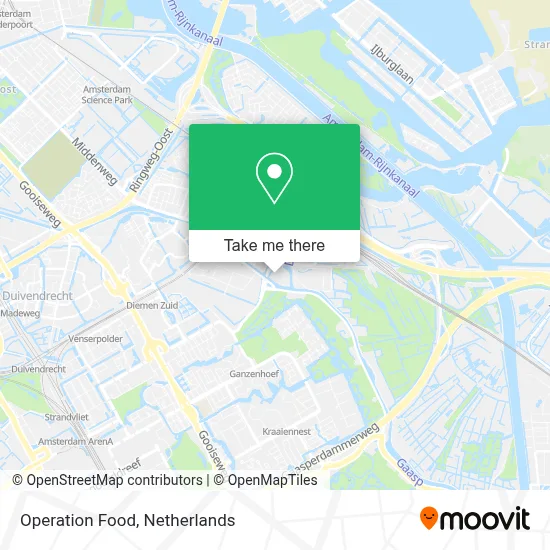 Operation Food map
