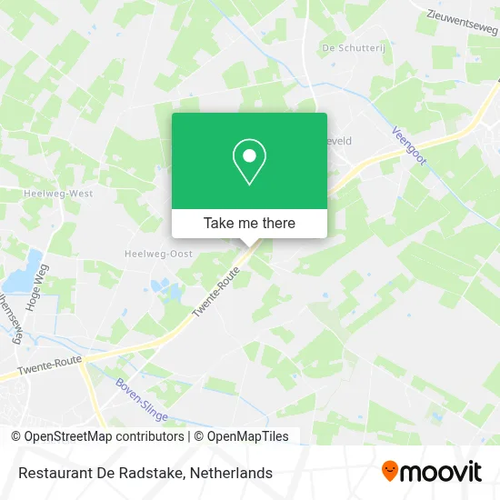 Restaurant De Radstake map