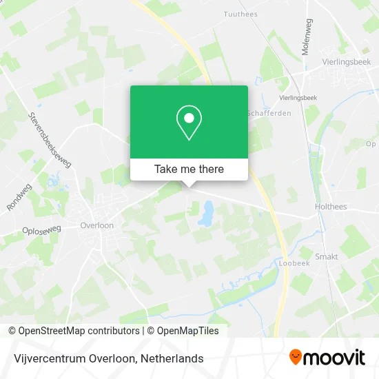 Vijvercentrum Overloon map