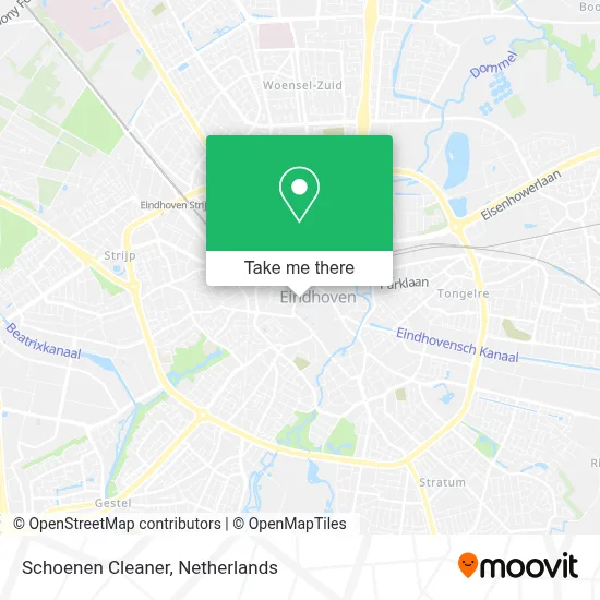 Schoenen Cleaner map