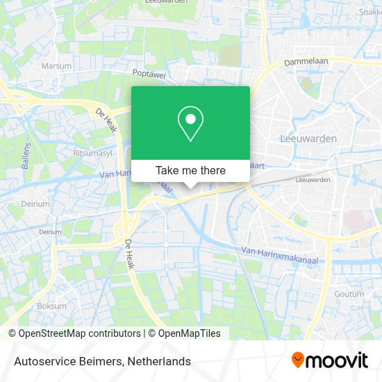 Autoservice Beimers map