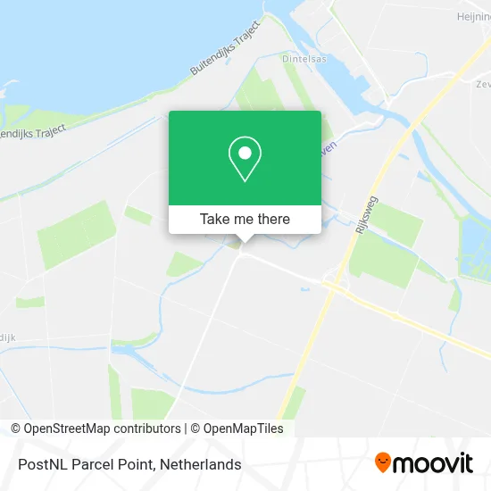 Postnl Pakketpunt map
