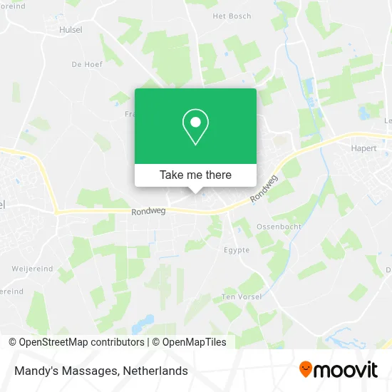 Mandy's Massages map